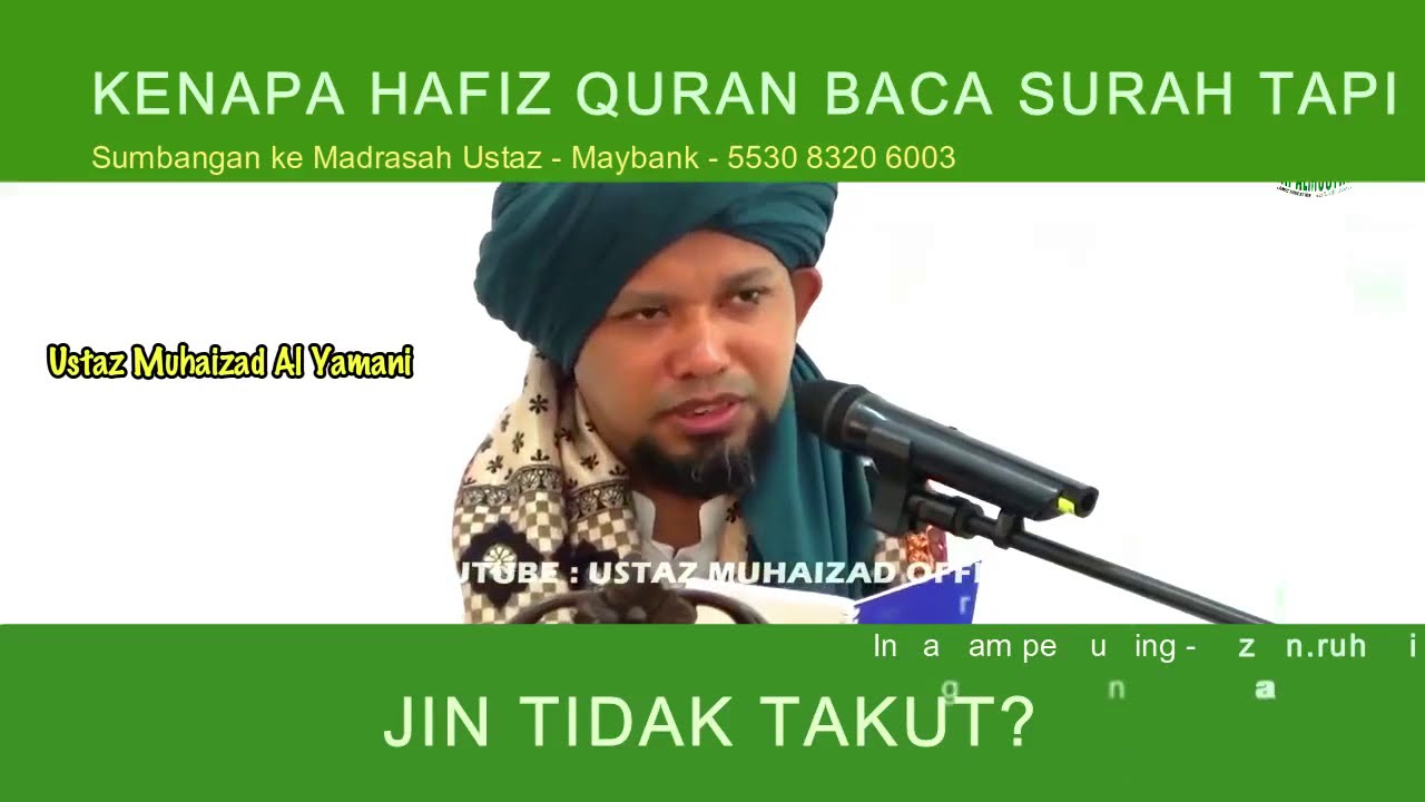 Cara ayat kursi wakaf 9 | Ustaz Muhaizad Al-Yamani