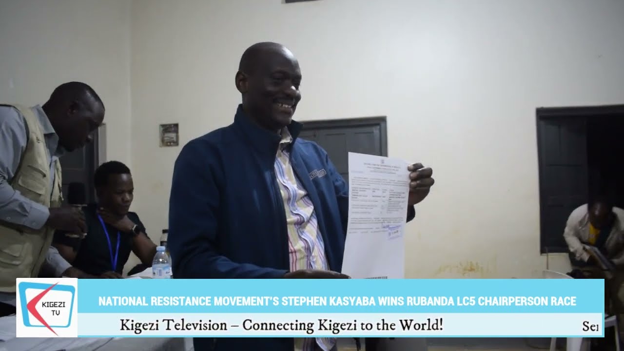 Ampaire Stephen Kasyaba Re-elected Rubanda District LC5 Chairperson.