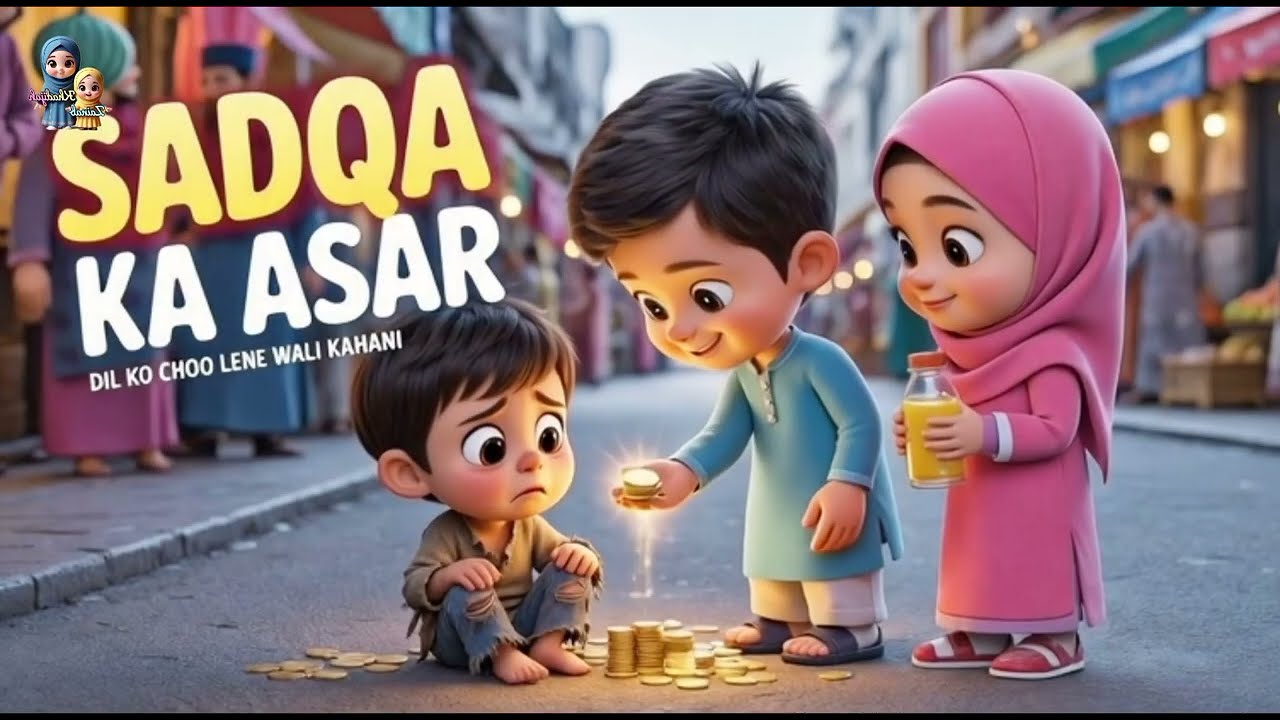 Sadqa ka Asar | islamic moral cartoon story | Ramzan | Zainab aur Khadijah Islamic Cartoon Series. 