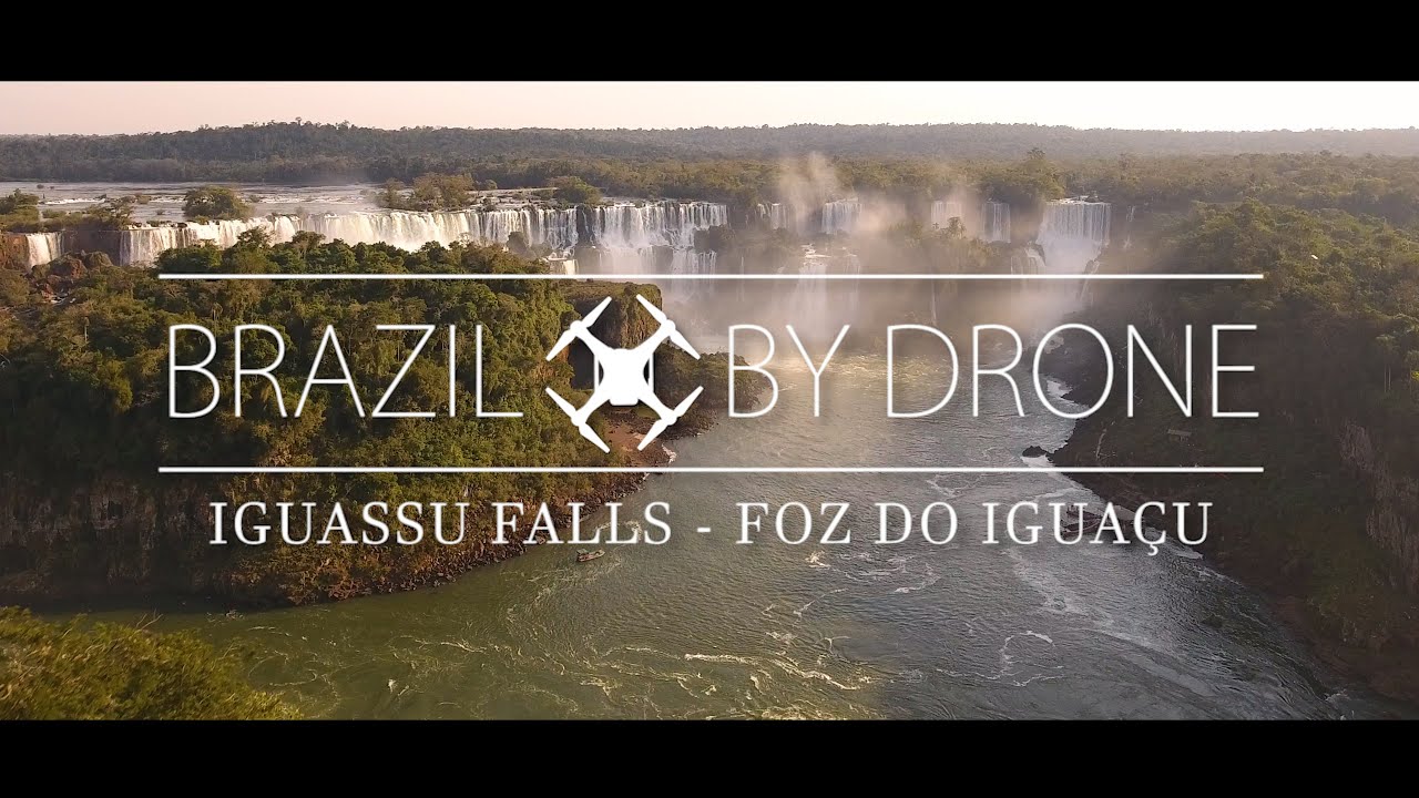 AMAZING WATERFALLS BY DRONE! - IGUASSU FALLS / FOZ IGUAÇU (filmed in 4K) 7 Wonders of the World!