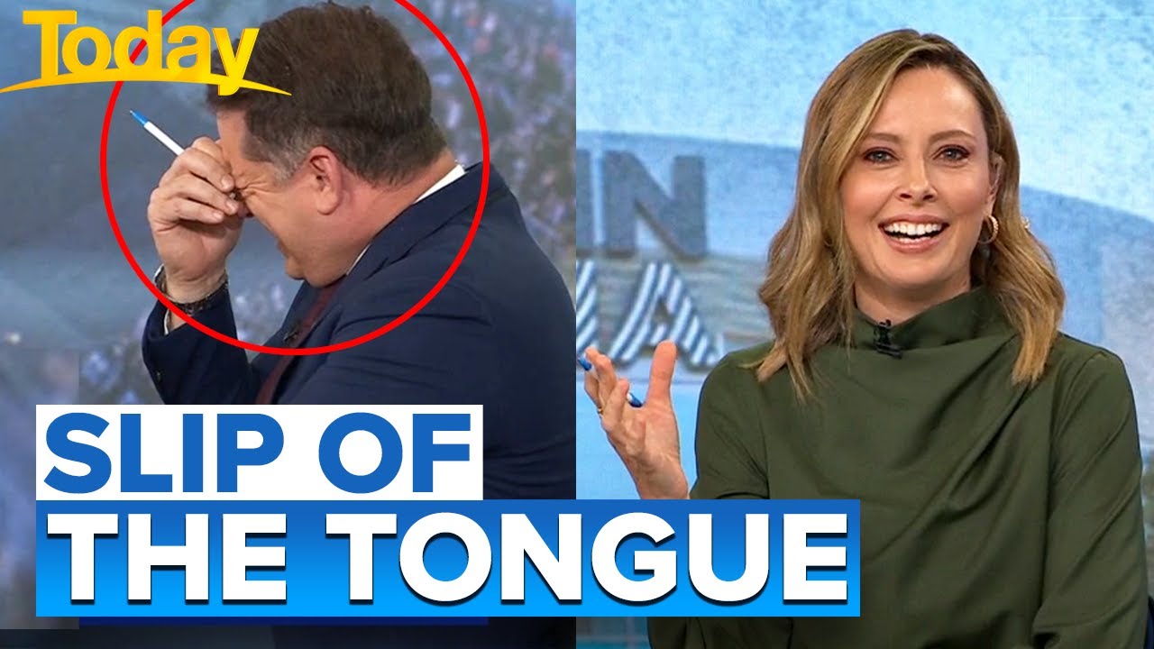 Live TV slip up has host laughing uncontrollably | Today Show Australia