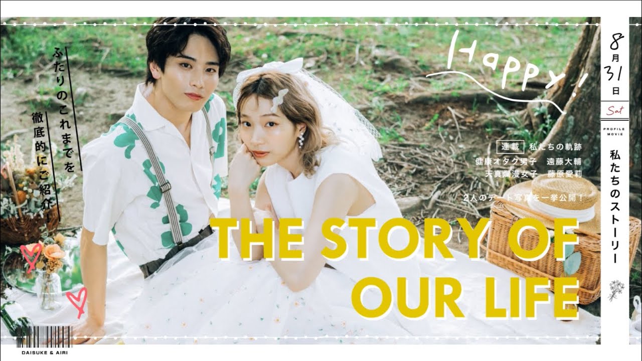 結婚式プロフィールムービー「おしゃれ雑誌風」