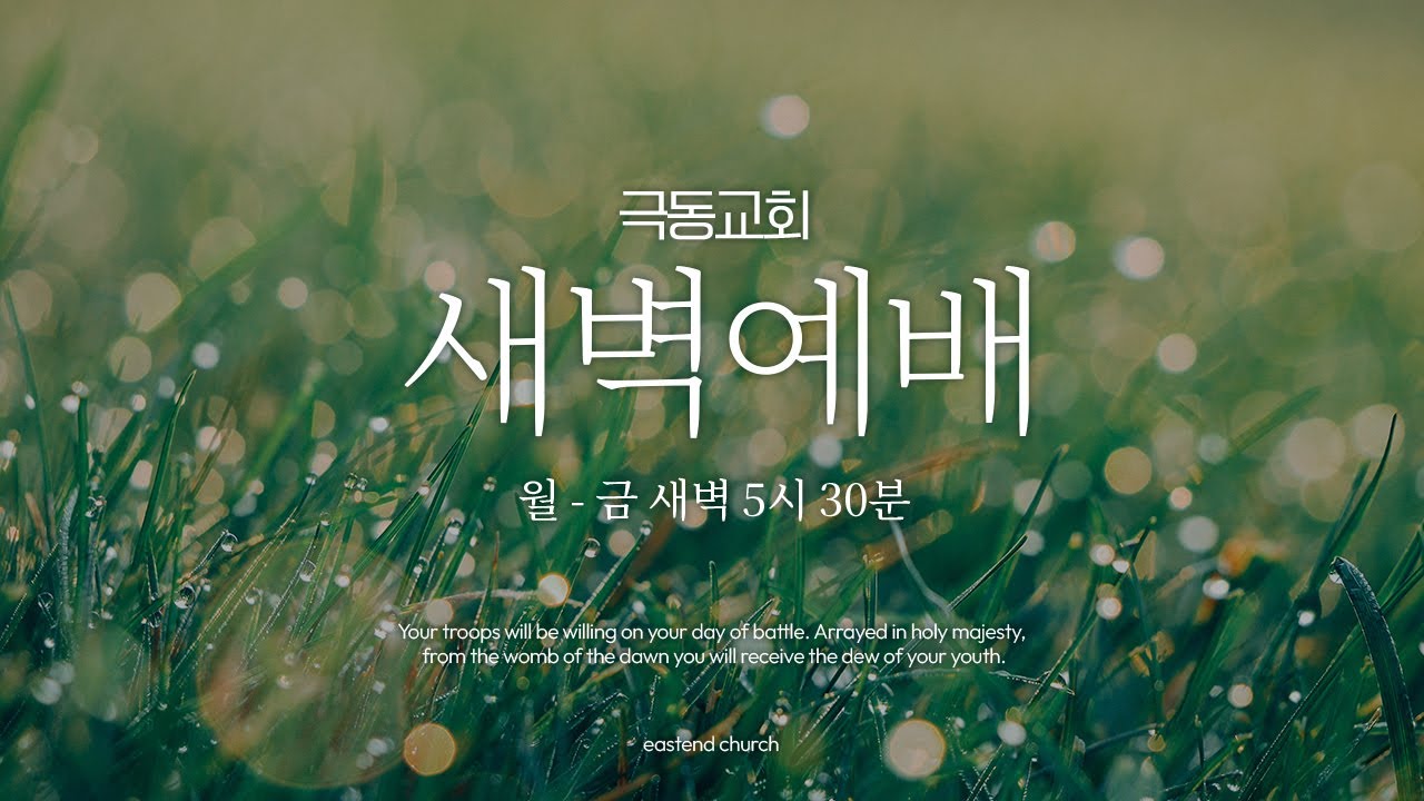 2026/03/04 극동교회 새벽예배 | 신명기 27-30