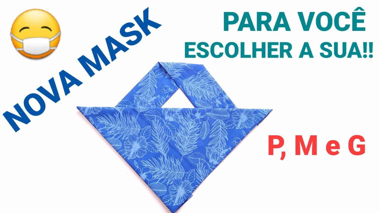 FACE MASK🔥MÁSCARA ANATÔMICA COM NOVO DESIGN DE TECIDO COM SIMPLES,1CORTE 3 COSTURA FÁCIL!!tutorial