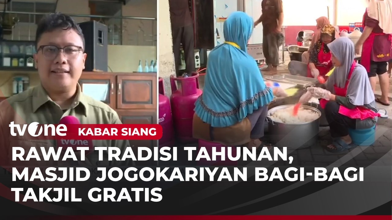 Masjid Jogokariyan Yogyakarta Bagi-Bagi Takjil Gratis | Kabar Siang
