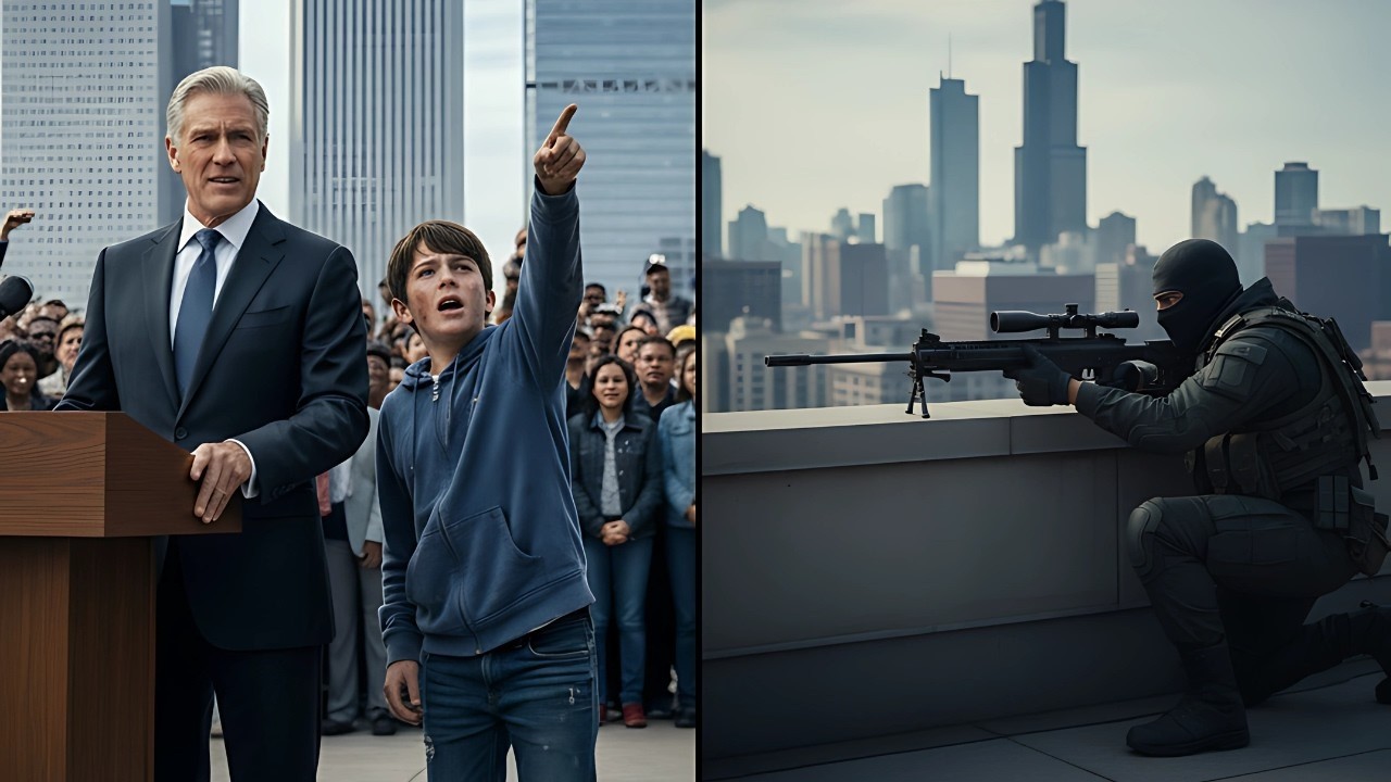 The Homeless Boy Shouted: ‘There’s a Sniper!’ — The Billionaire Narrowly Escaped Death