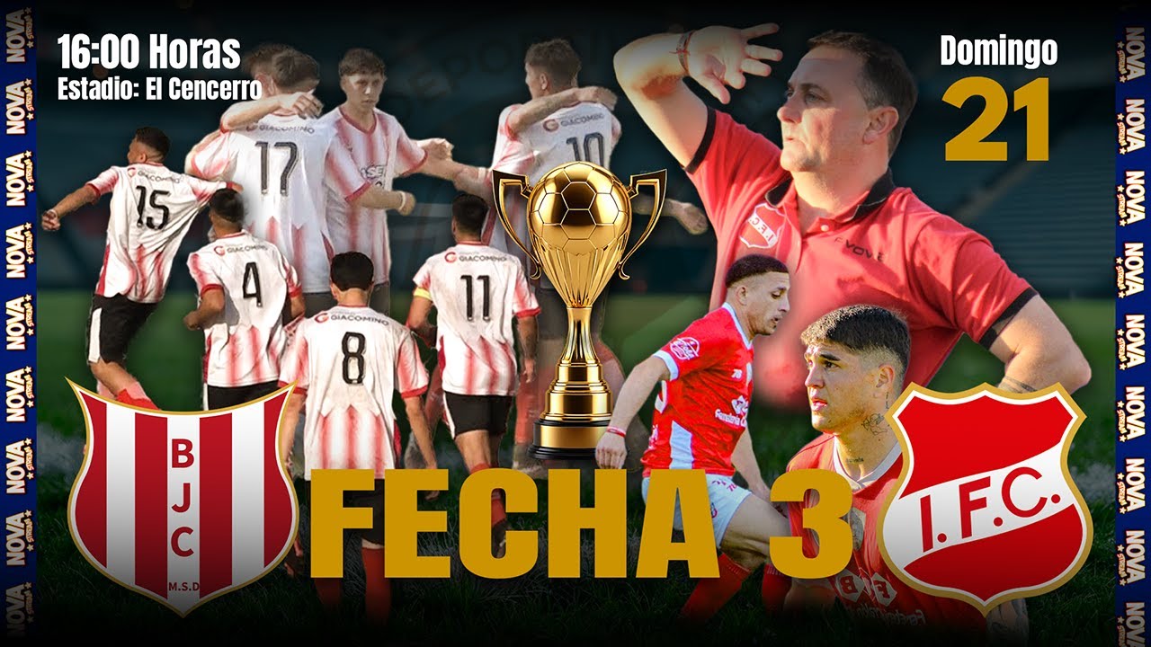 ⚽𝑩𝒐𝒎𝒃𝒂𝒍 𝑱𝒖𝒏𝒊𝒐𝒓𝒔 𝑪 1️⃣-3️⃣ 𝑰𝒏𝒅𝒆𝒑𝒆𝒏𝒅𝒊𝒆𝒏𝒕𝒆 (𝑭𝒆𝒄𝒉𝒂 𝟑 𝑳𝑫𝑺 𝑺𝒆𝒈𝒖𝒏𝒅𝒐 𝑻𝒐𝒓𝒏𝒆𝒐 𝑫𝒐𝒎𝒊𝒏𝒈𝒐 𝟐𝟏 𝒅𝒆 𝑺𝒆𝒑𝒕𝒊𝒆𝒎𝒃𝒓𝒆 𝒅𝒆 𝟐𝟎𝟐𝟓