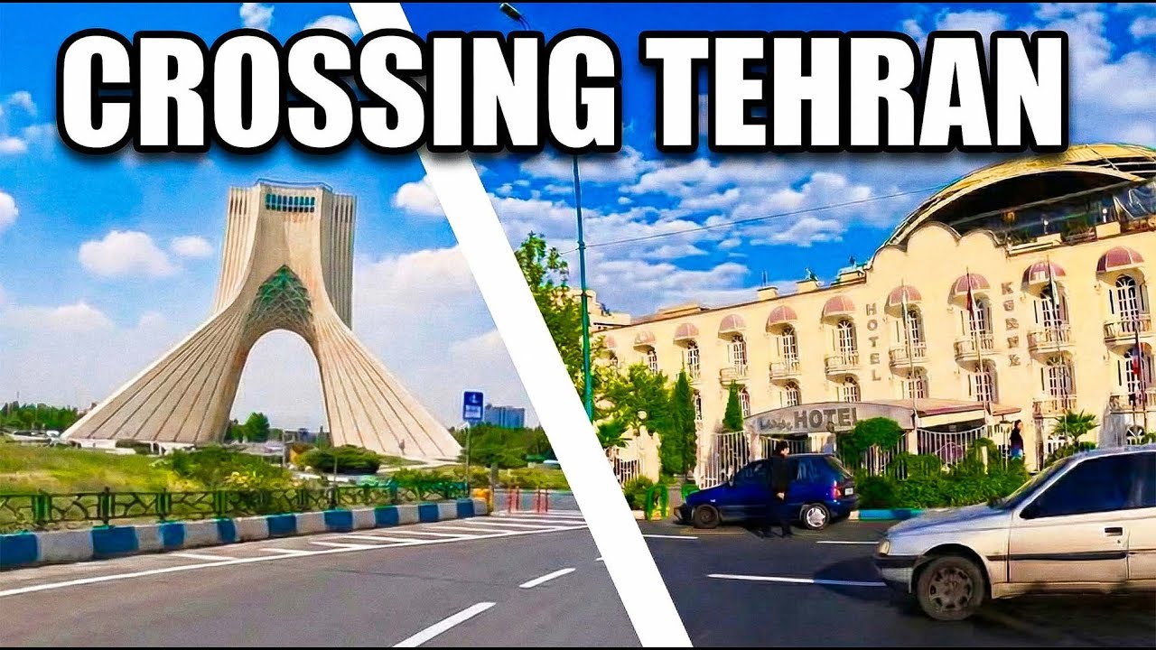 Crossing Tehran: Tehranpars to Azadi Square (Full Route 4K) | رانندگی  تهرانپارس تا آزادی