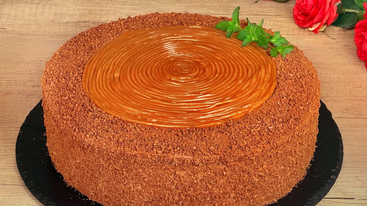 Этот тортик можно есть губами🤤 Торт Марс, невероятно вкусный!