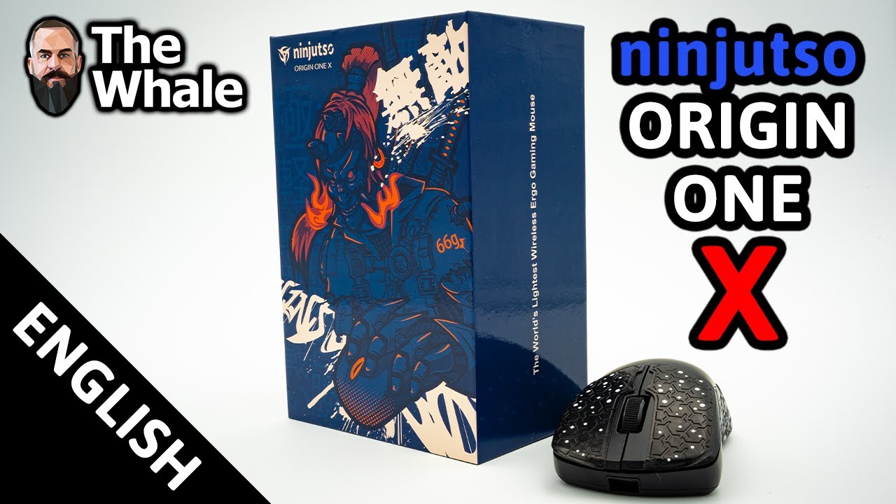The world's lightest wireless ergo gaming mouse!