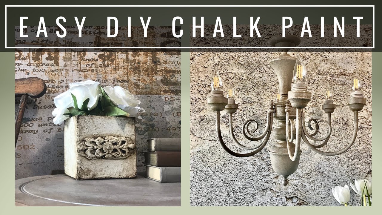 Easy DIY Chalk Painting Projects |Annie Sloan's  Chalk Paint and Pearlescent Glaze