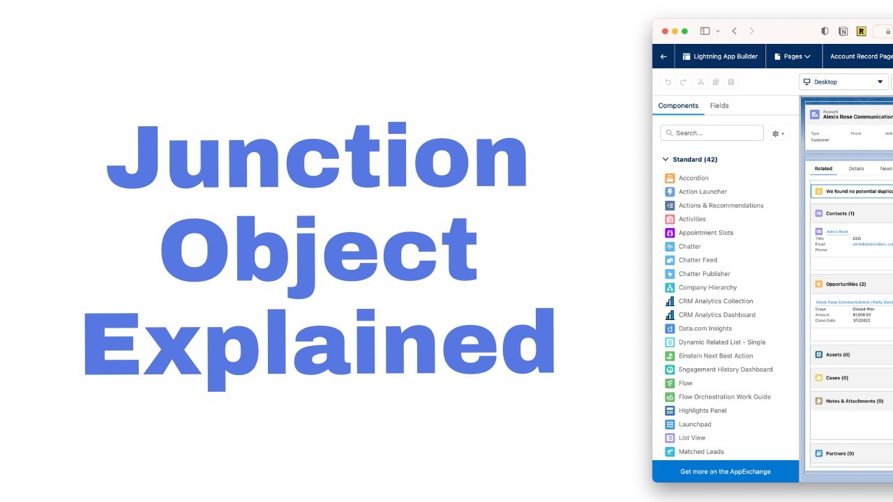 What is a junction object in Salesforce?