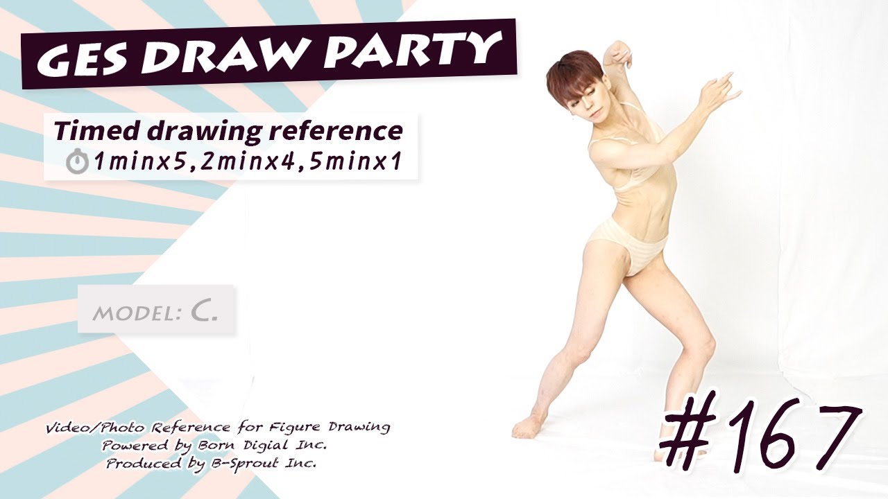 GESture DRAWing Party : #167  C.　－Video/Photo Reference for Figure Drawing－