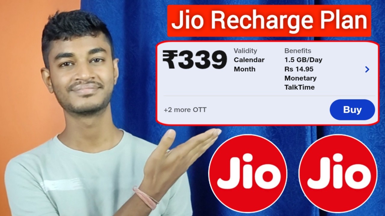 Jio Prepaid Recharge Plan Rs.339 Details