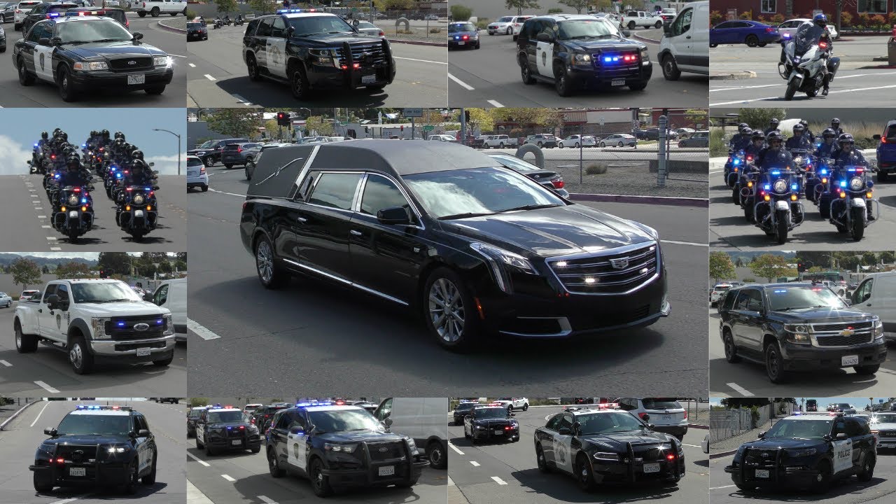 Oakland Police Dept. Officer Jordan Wingate Procession