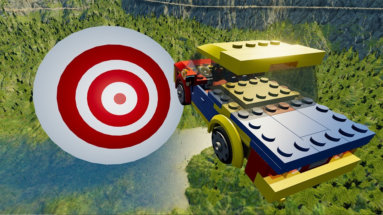 TOP 100 Random Lego Car Jumps & Car Crashes BeamNG.Drive - TOP100 BeamNGDrive