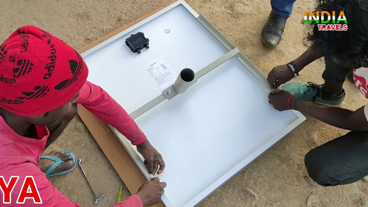 Solar Light Assemble & Connection