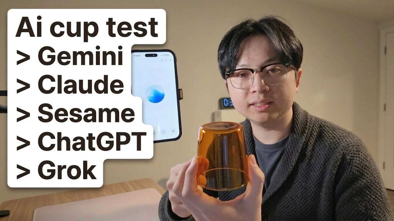 That time we asked every #ai how to drink from upside down cups #grok #ChatGPT #gemini #hume #claude