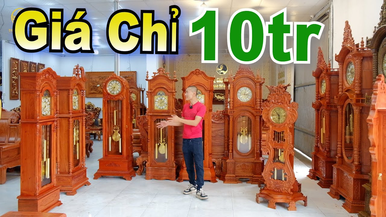 Những Mẫu Đồng Hồ gỗ Hương Giá Chỉ từ 10tr - Đồ Gỗ Thắng Tài Lộc