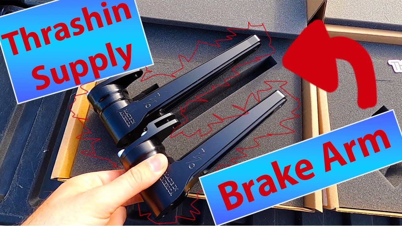 Thrashin Supply brake arm install, review and ride comparison