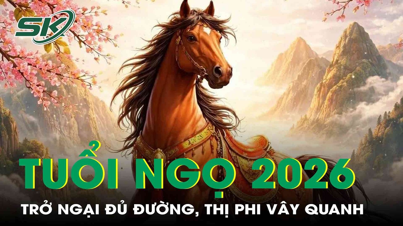 Tử vi tuổi Ngọ 2026: Xung khắc trực diện Thái Tuế trở ngại đủ đường, thị phi vay quanh | SKĐS