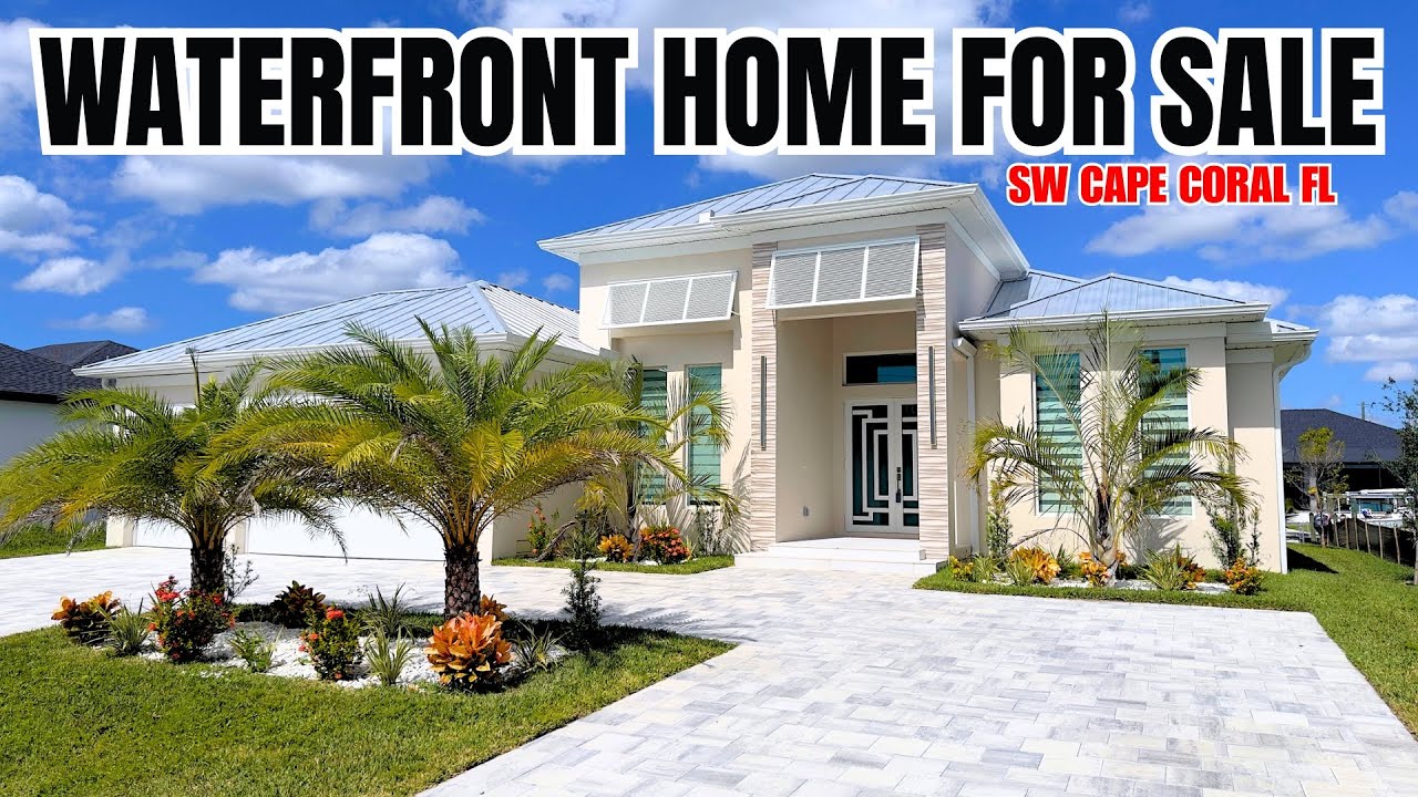 ВНУТРИ РОСКОШНОГО ДОМА С БАССЕЙНОМ, С ВЫХОДОМ К ЗАЛИВУ, В КЕЙП-КОРАЛ, ФЛОРИДА | СОВРЕМЕННАЯ ЖИЗНЬ...