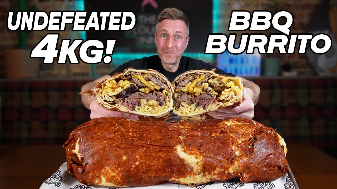 NAME IT IF YOU BEAT THIS UNDEFEATED 4KG BBQ BURRITO CHALLENGE