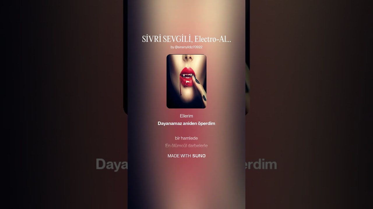 SİVRİ SEVGİLİ, Electro Alt Pop, Dark Cabaret