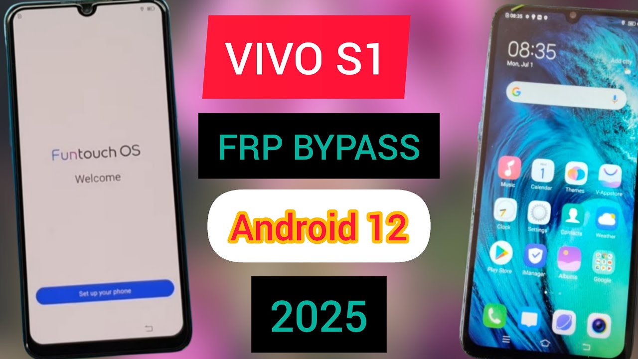 how to Vivo S1 frp bypass Android 12 latest 2025