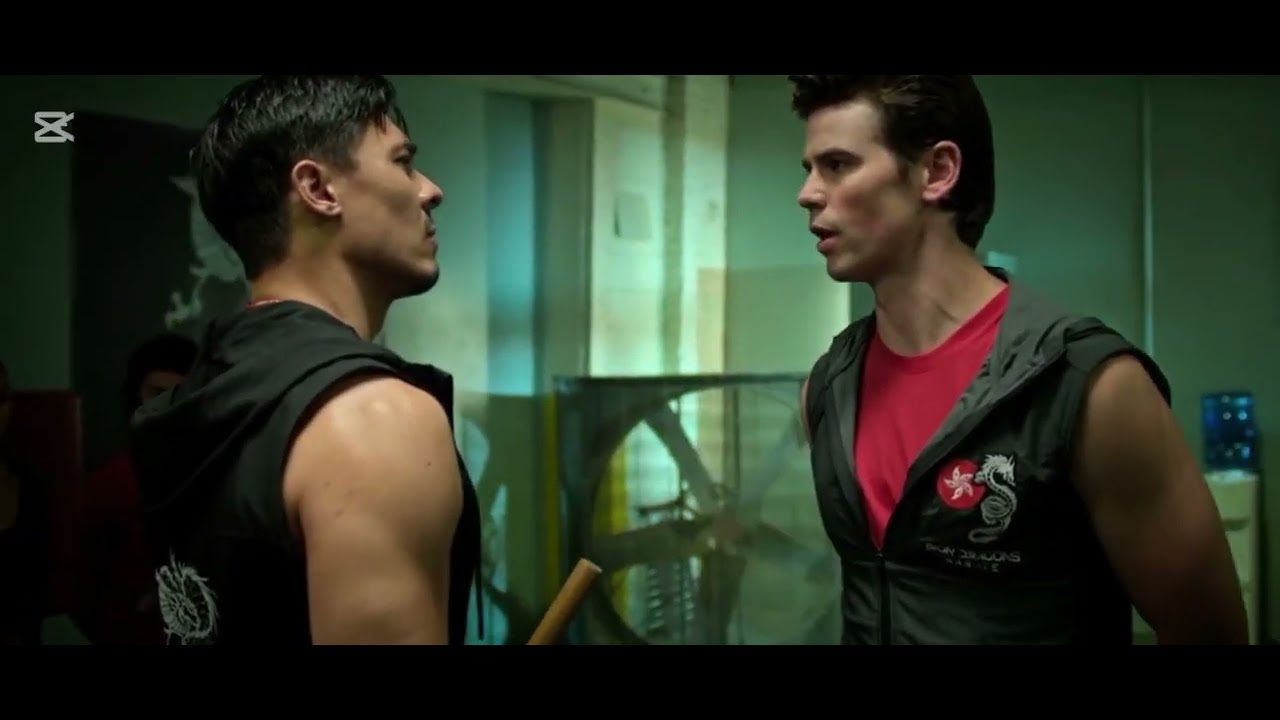 Cobra Kai 6x14 - Zara and Axel training