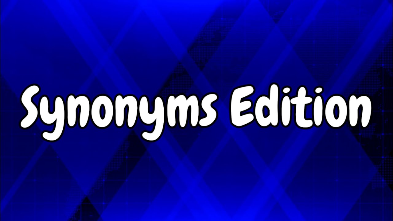 Synonyms Edition
