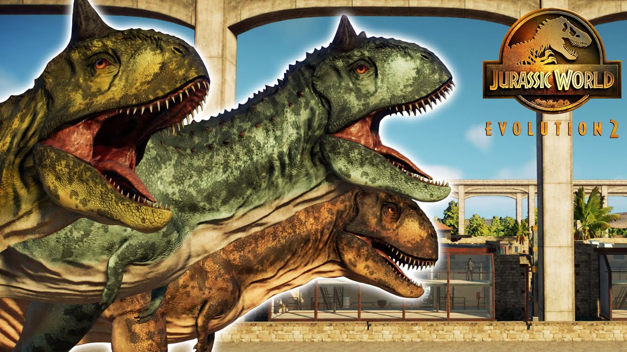 DINOSAUR RACETRACK | Jurassic World Evolution 2 Speed Build