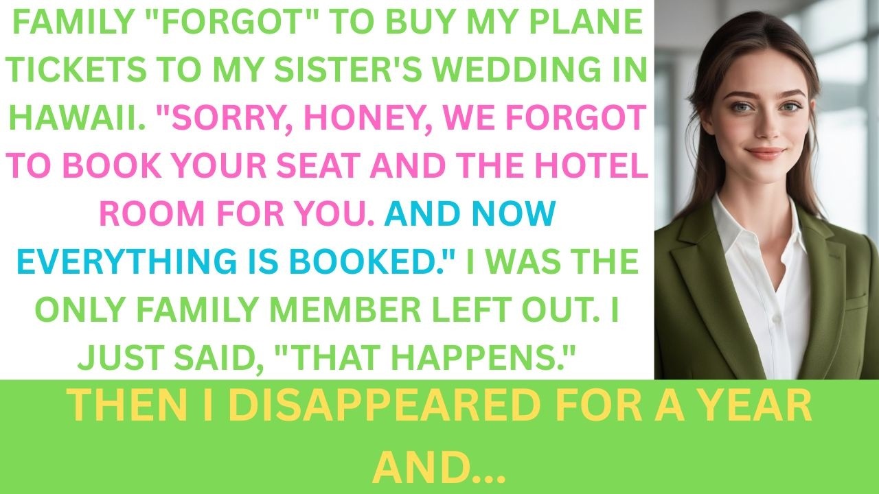 My Mom Forgot to Book My Plane Tickets to Sister's Wedding in Hawaii. Then, One Year Later...
