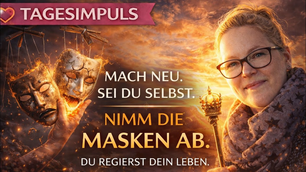 Tagesimpuls☀️Hör auf zu funktionieren! Du regierst oder wirst regiert! 👑🎭