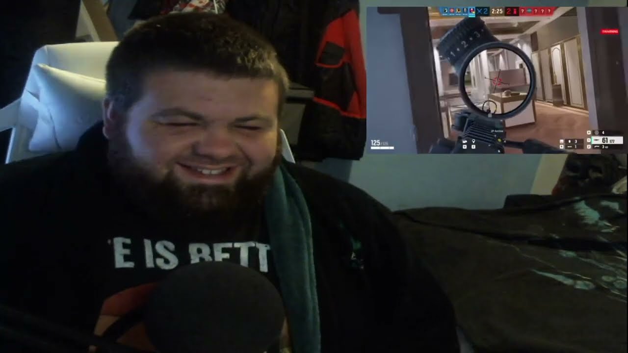 Rainbow Six Siege BRAINDEAD Edition Mcnasty reaction #mcnasty #goons #darkhumour #funnymoments