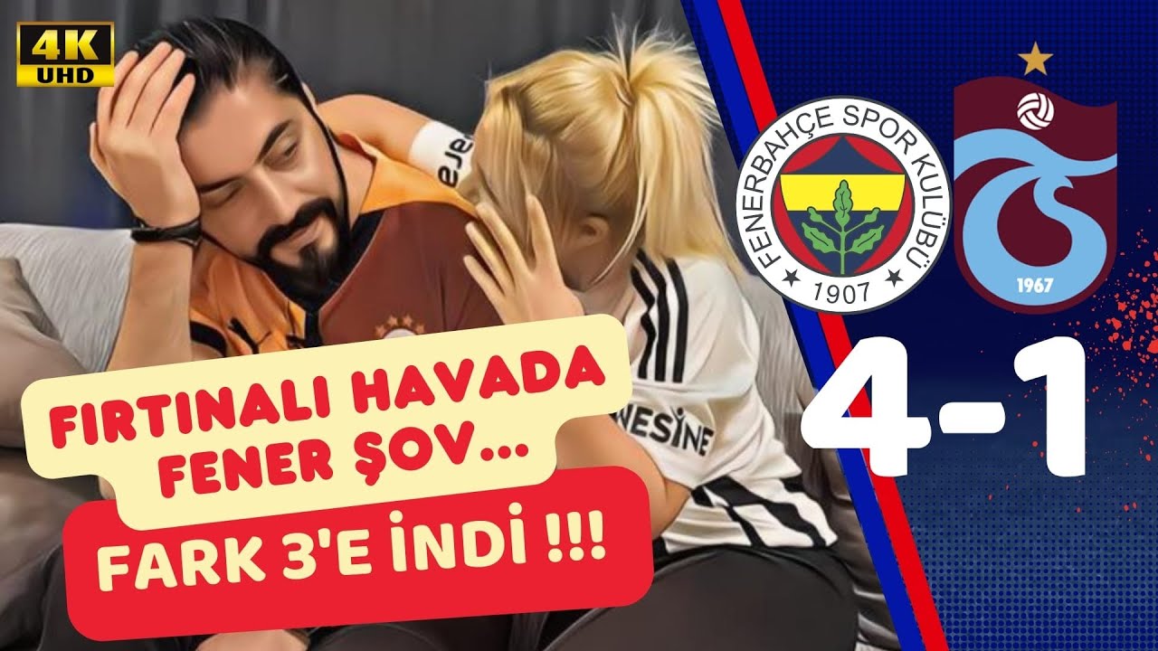 TALİSCA İLE FENERİN DÖNÜŞÜ!!  FENERBAHÇE 4-1 TRABZONSPOR MAÇINA TEPKİ!!