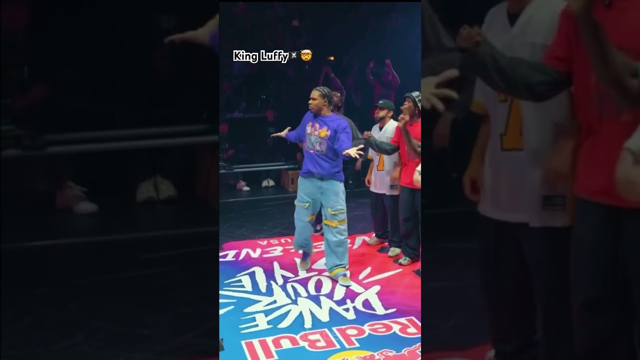 King Luffy enters ultra instinct at the red bull dance your style event #dancing #anime #redbull