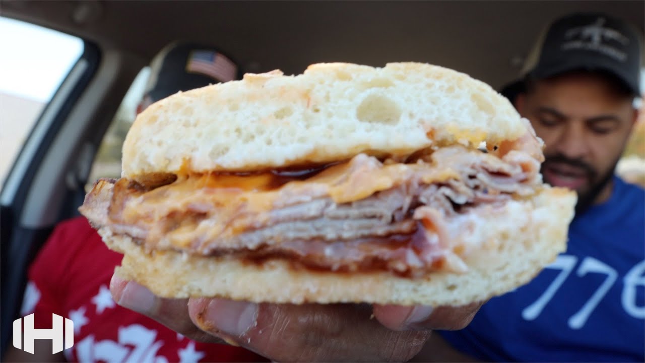 Eating Firehouse Subs 