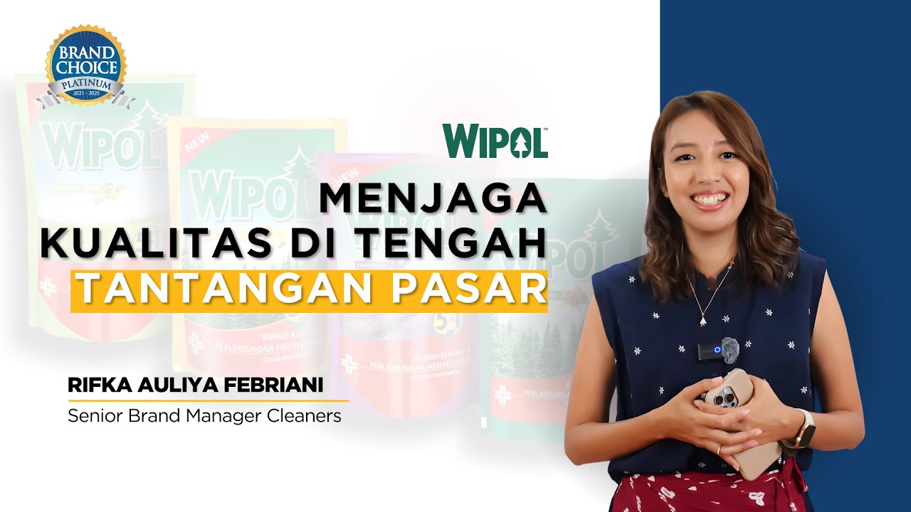 Wipol meraih Brand Choice Award Platinum 2021 - 2025