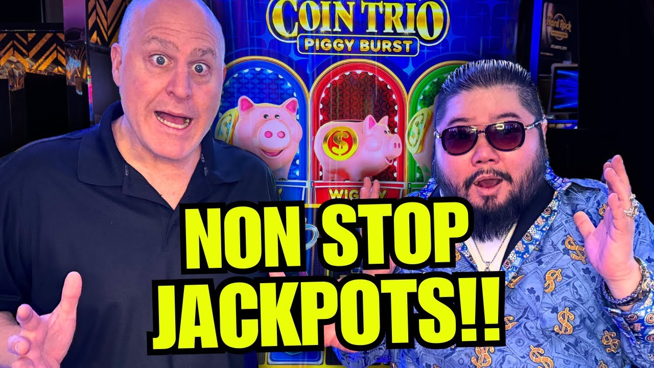 OMG!!! RARE TRIPLE POT COIN TRIO BONUS JACKPOT!