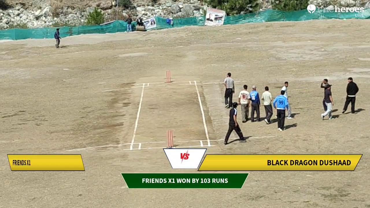 Friends X1 vs Black Dragon Dushaad live cricket match | Ganga Singh,Mohar Singh And Kuldeep Singh M