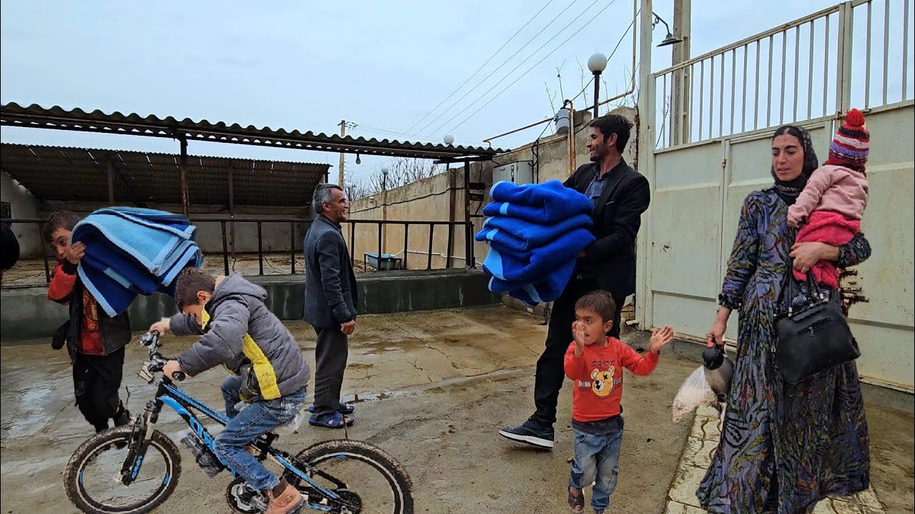 Going to the cattle farm and meeting the family of Mr. Negahban on the Par Canal