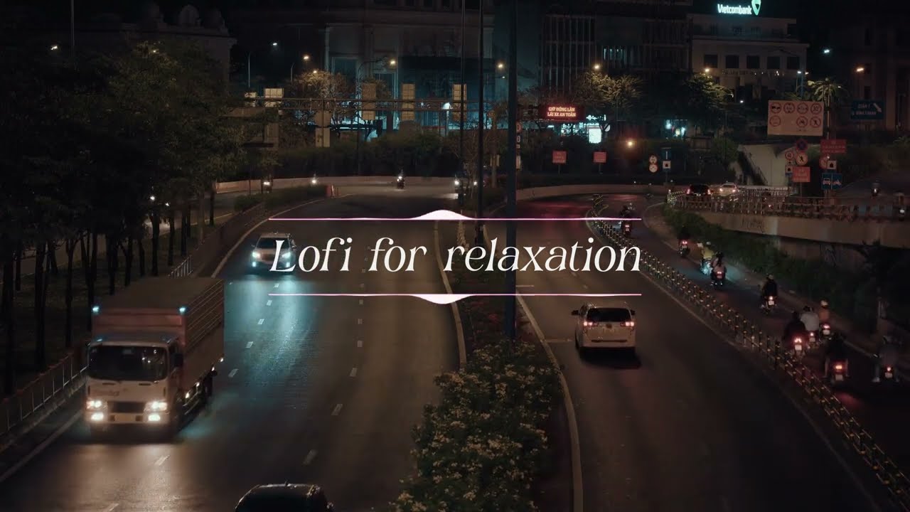 Lofi music for relaxation: Calm Lofi Beats for Stress Relief and Sleep 🌃| City white noise