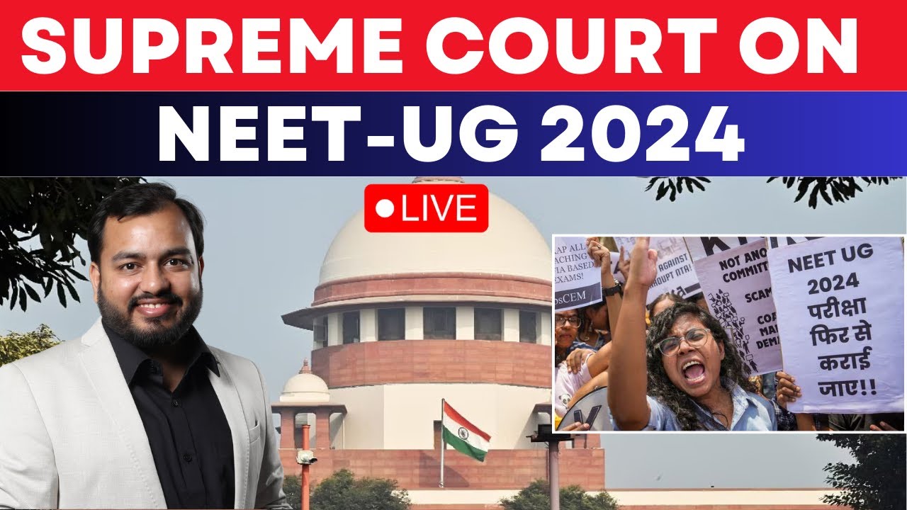 NEET UG 2024 SC hearing LIVE: Retest announced for 1563 candidates on June 23 | Alakh Pandey