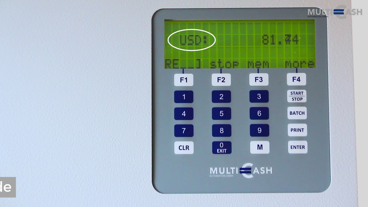 MC 10-14 active | Coin Counting and Sorting Machine