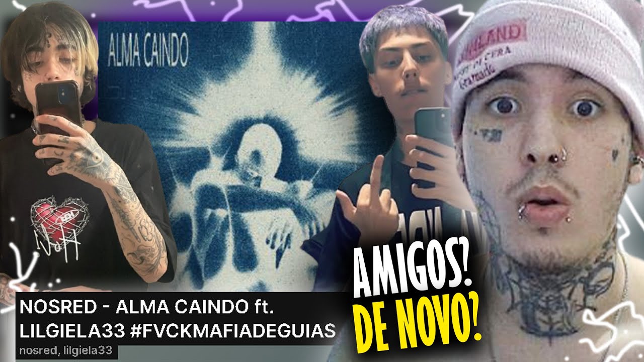 LENDÁRIO! NOSRED LANÇA FEAT COM LILGIELA ''ALMA CAINDO'' E CRITICA MAFIA DE GUIAS (react)