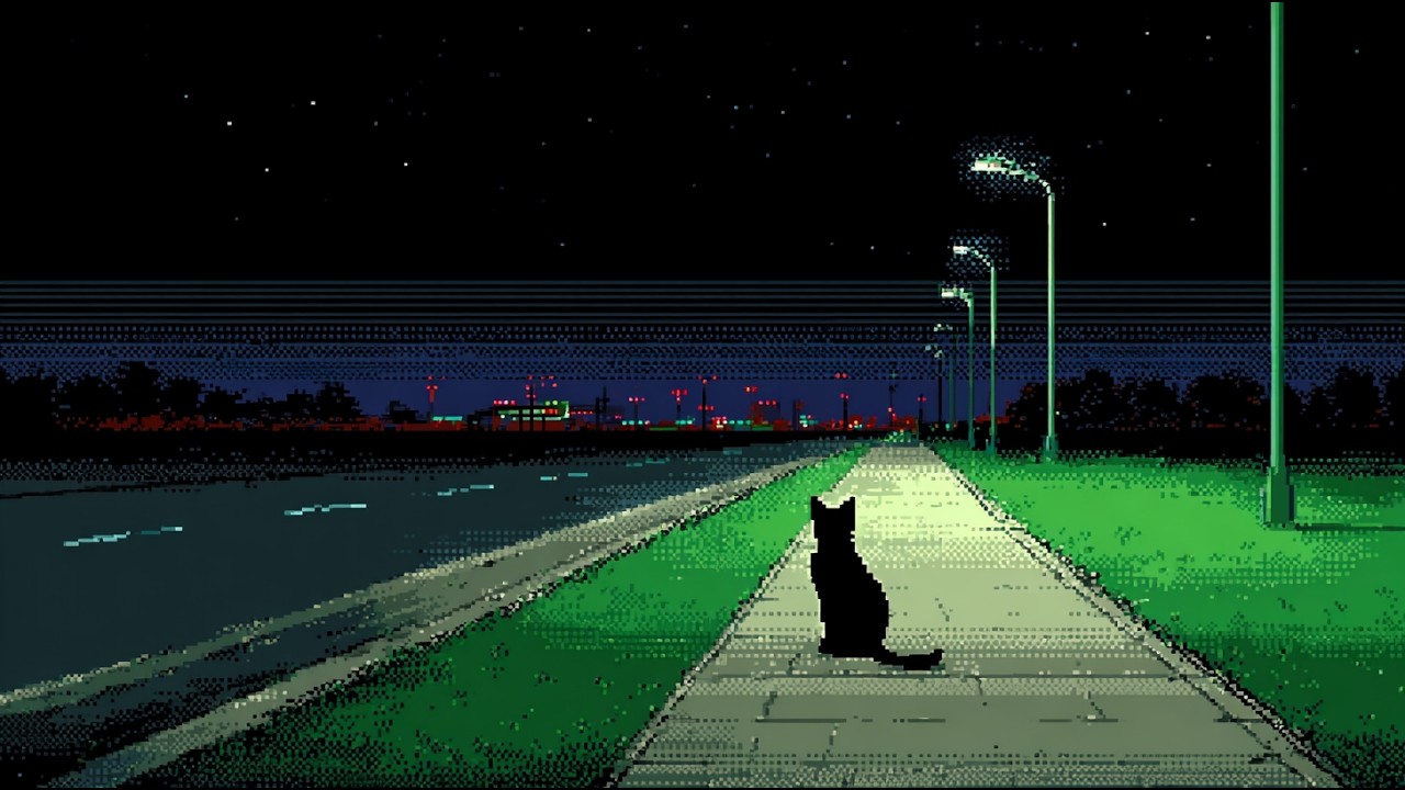 🎧 Thoughts Drift along the Distant Lights | chill ambient lofi to slow your mind