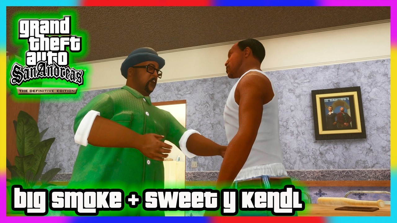 GTA San Andreas Definitive Edition - Introducción y Misión #1 - Big smoke / Sweet y Kendl