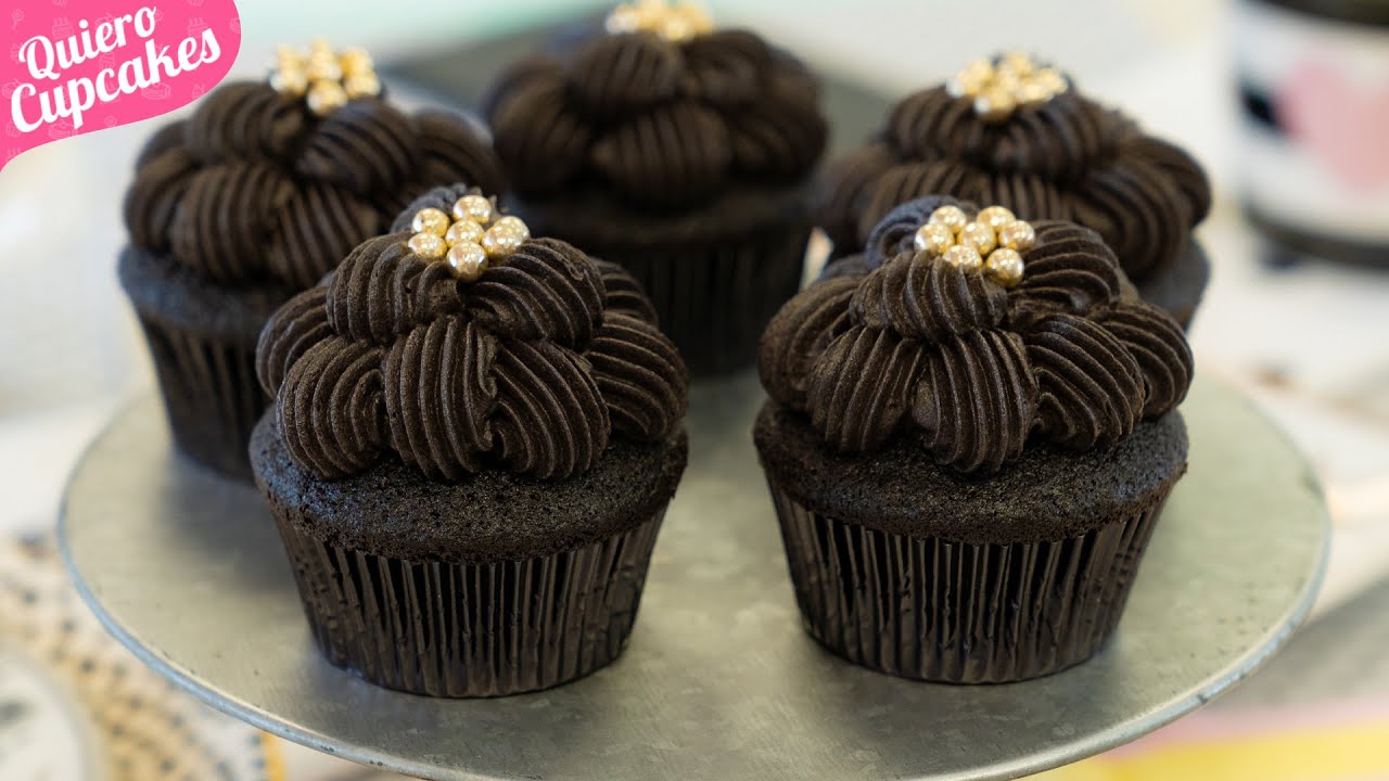CUPCAKES EXTRA NEGROS | SIN COLORANTE | QUIERO CUPCAKES