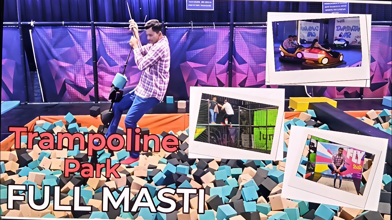 TRAMPOLINE PARK | FULL MASTI | ✌🏼💥      @pranavsablevlogs 